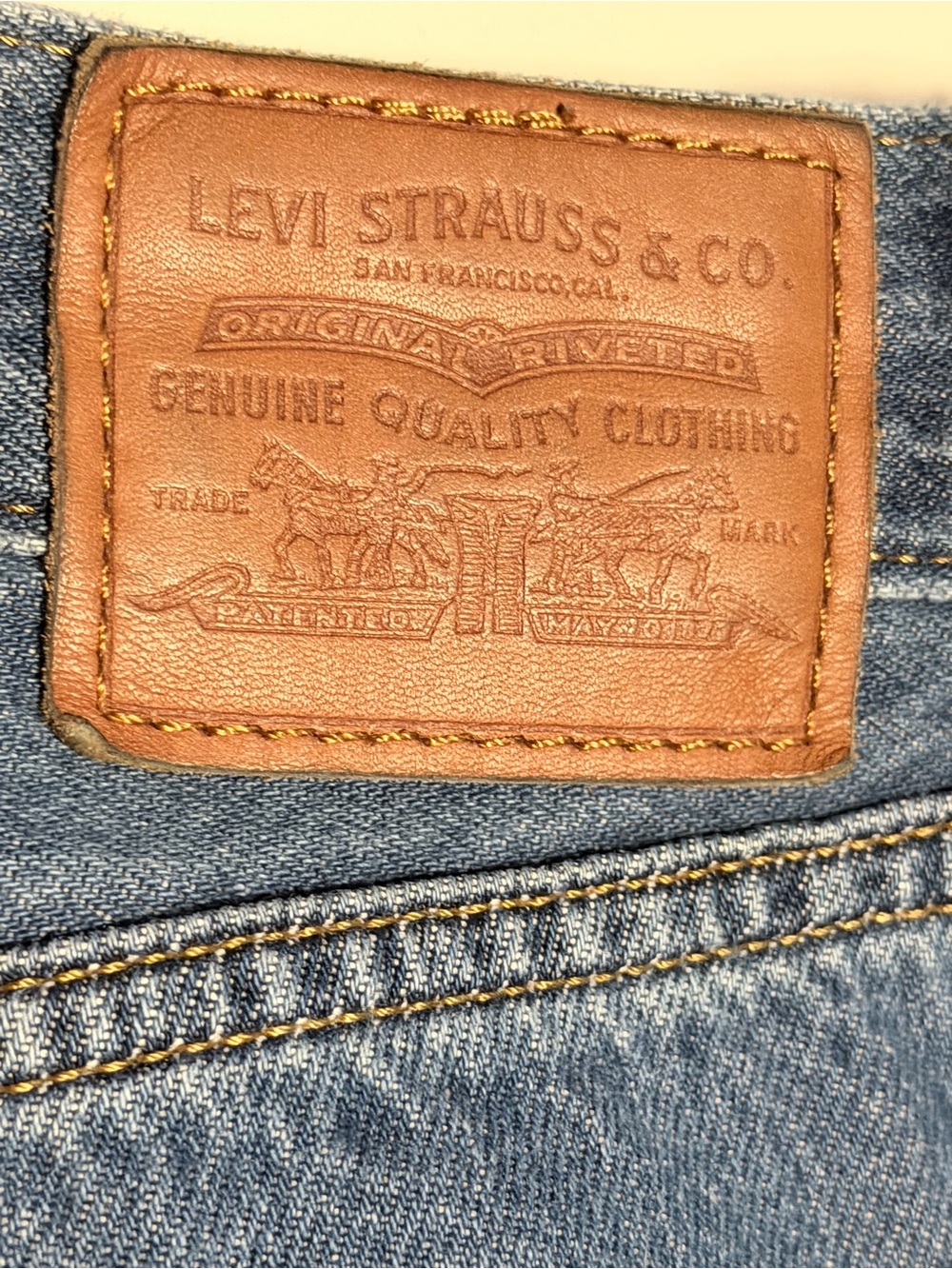 LEVI'S Premium Baggy Dad Womens Jeans - Easy Day - Picture 9 of 14